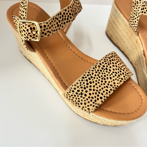 J. Crew Leopard Print Espadrille Size 7.5 - Picture 15 of 16